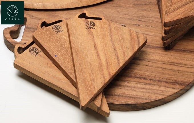 Pizzaplaat, sensacional juego de 8 platos triangulares para pizza.